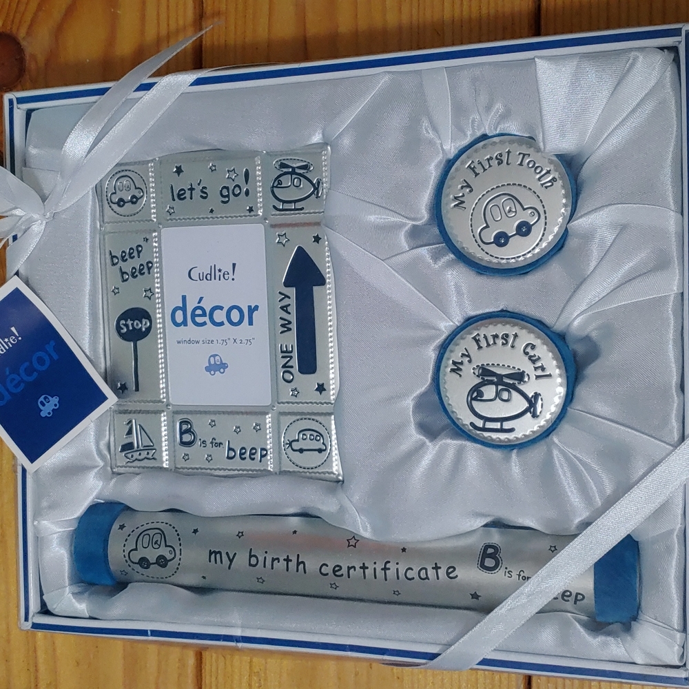 Baby keepsake set